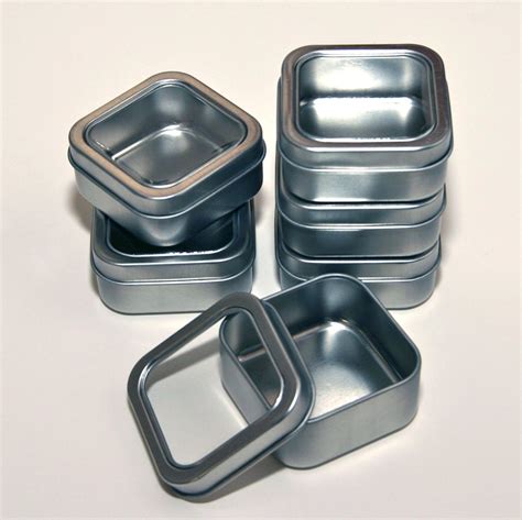 table top tins with lids